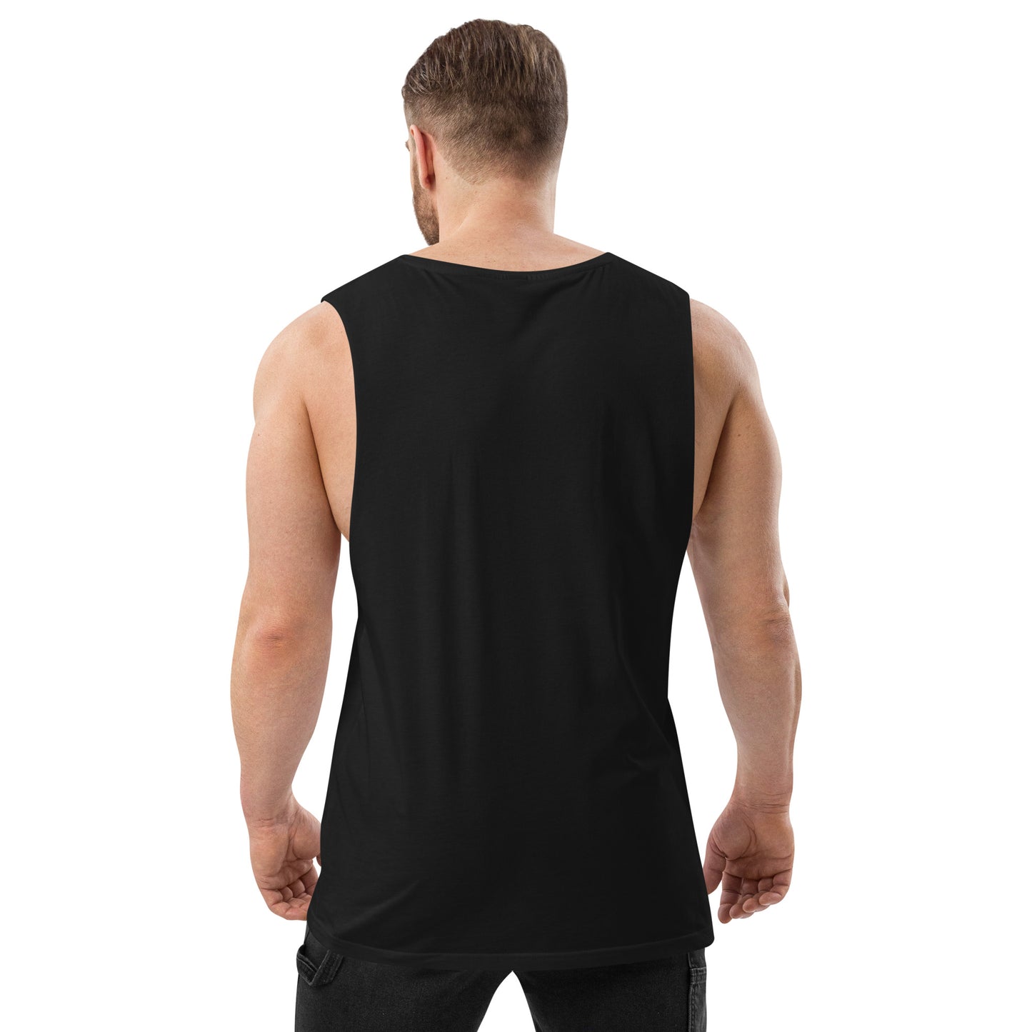 Men’s Drop Arm Tank Top - Universe 8