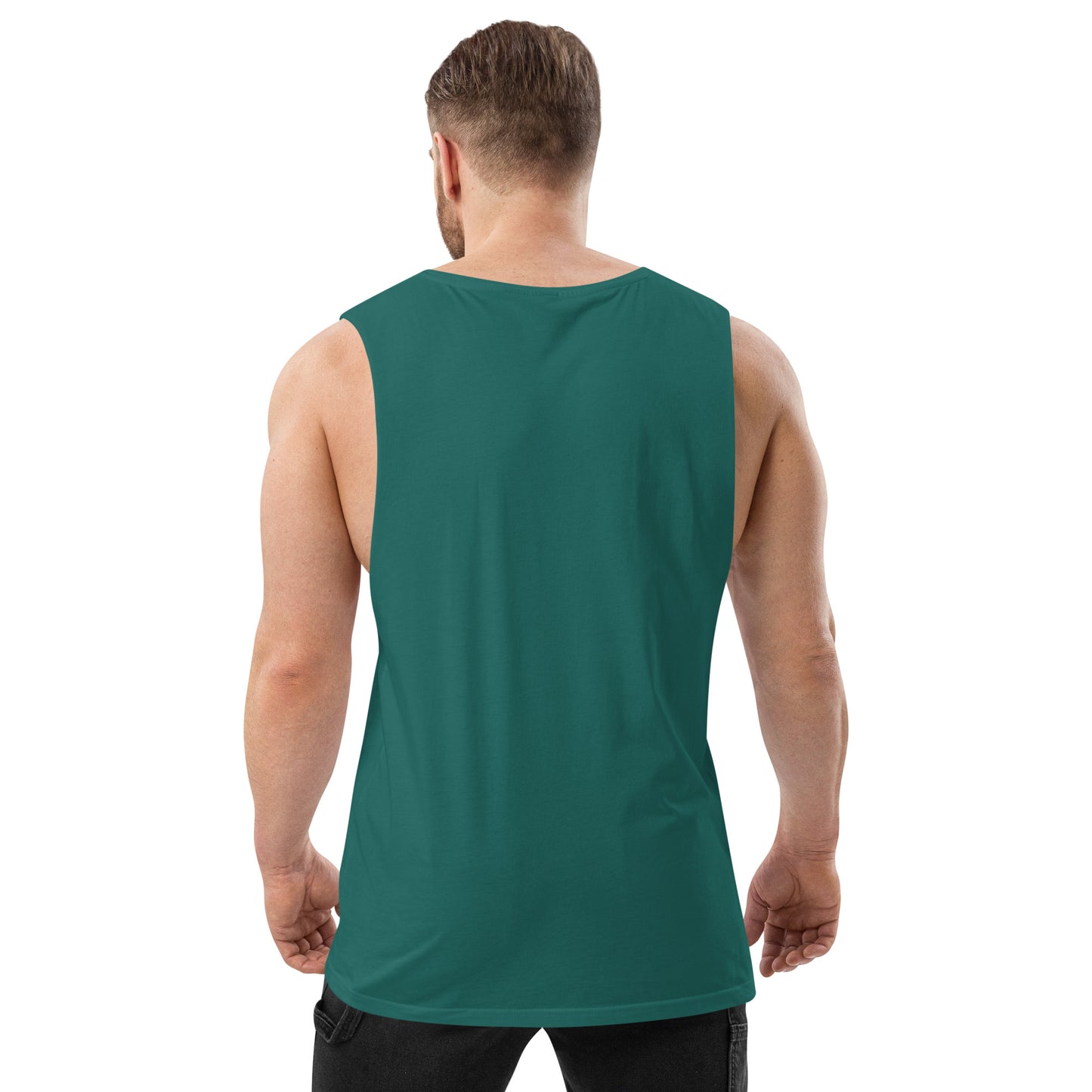 Men’s Drop Arm Tank Top - Universe 8