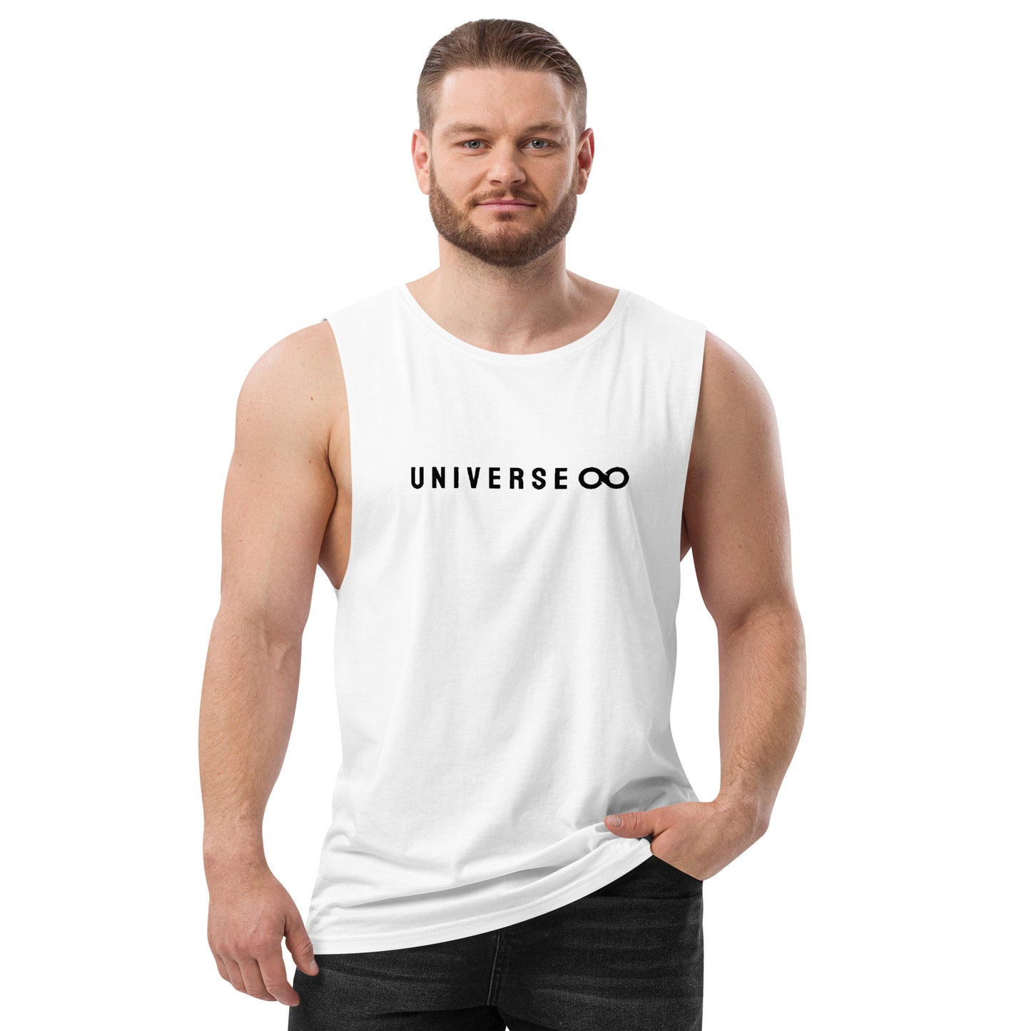 Men’s Drop Arm tank Top - Universe 8