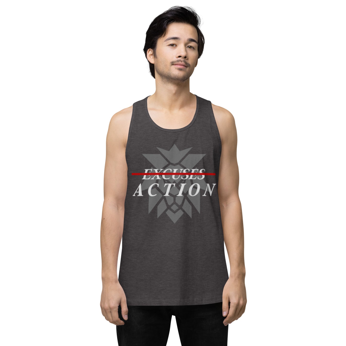 Men’s Premium Lion Tank Top - Universe 8