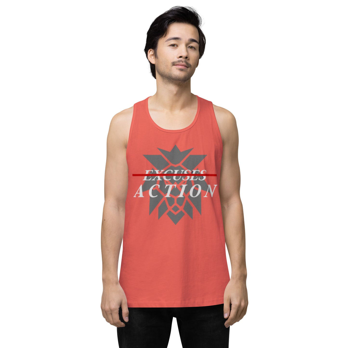 Men’s Premium Lion Tank Top - Universe 8