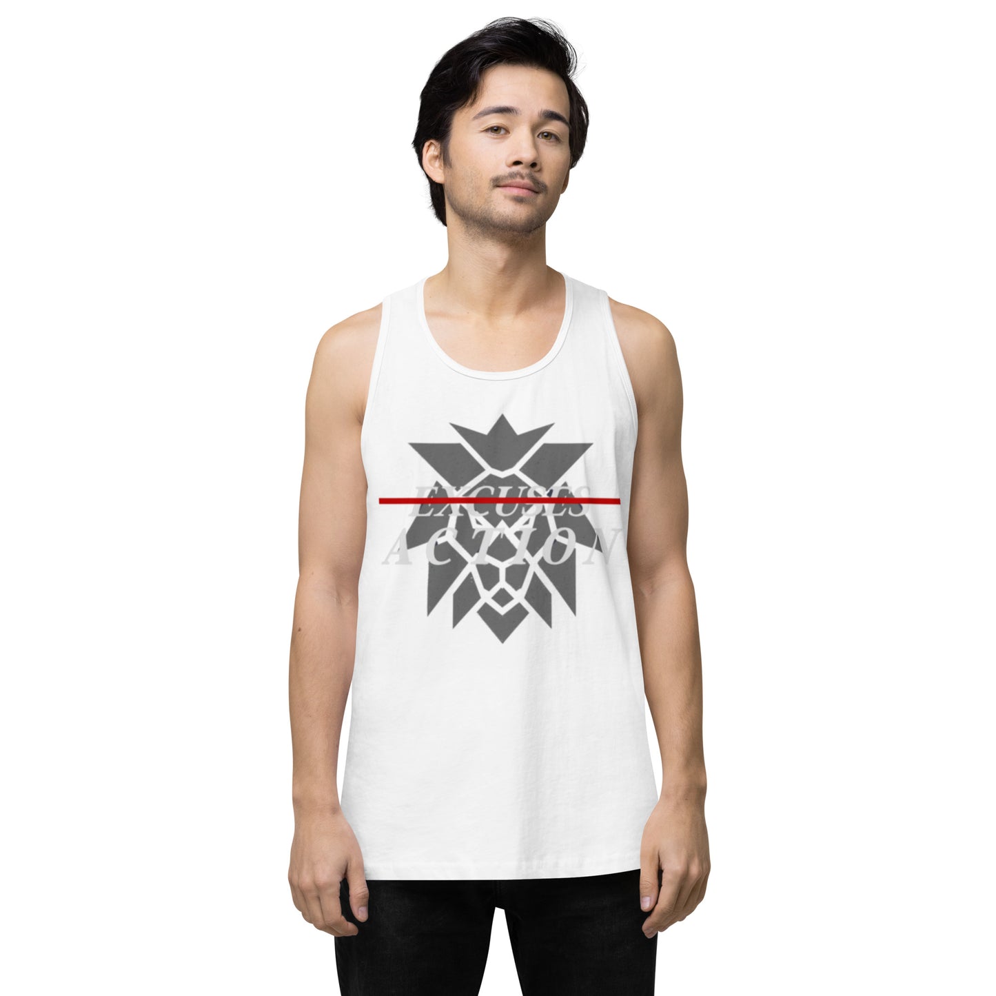 Men’s Premium Lion Tank Top - Universe 8