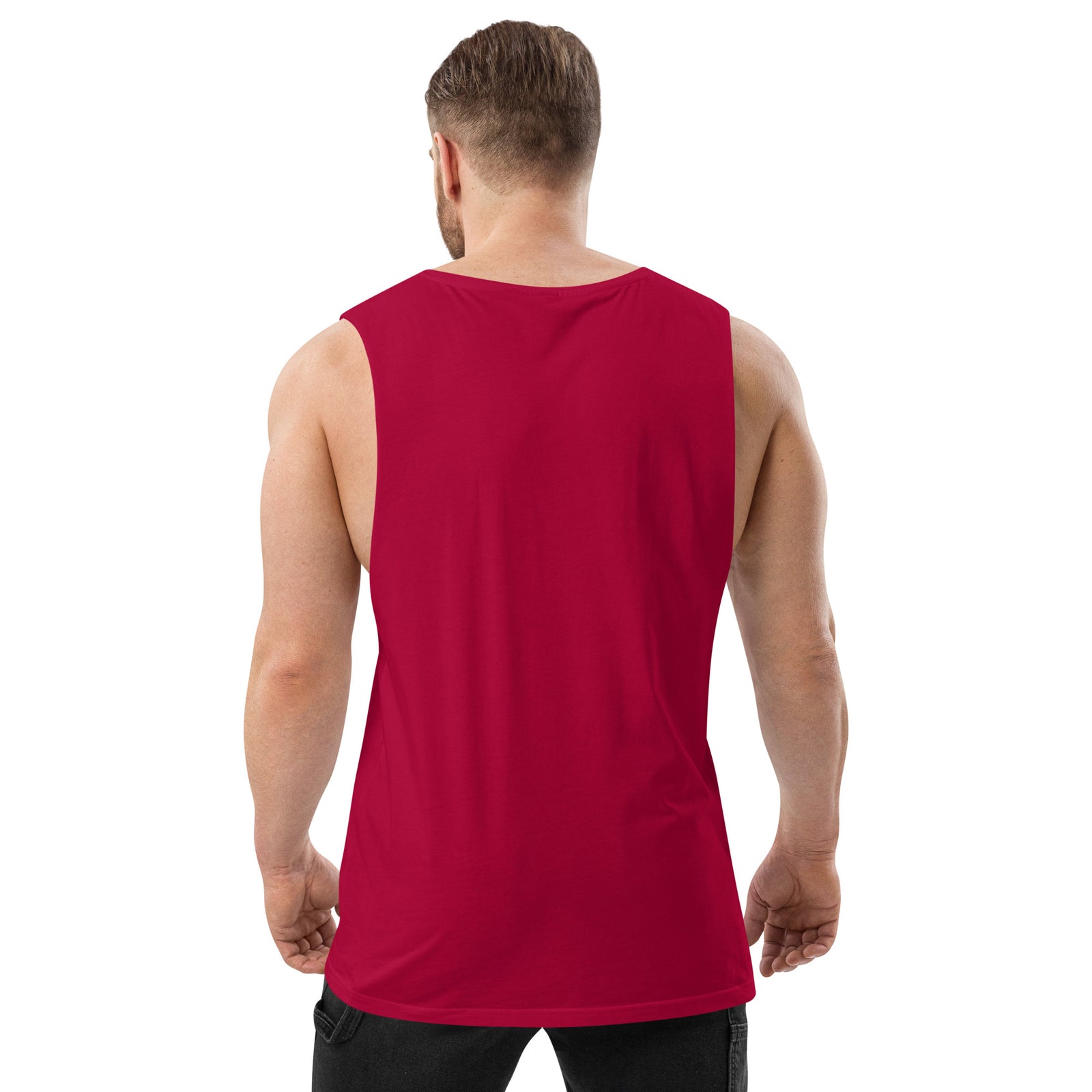 Men’s Drop Arm Tank Top - Universe 8