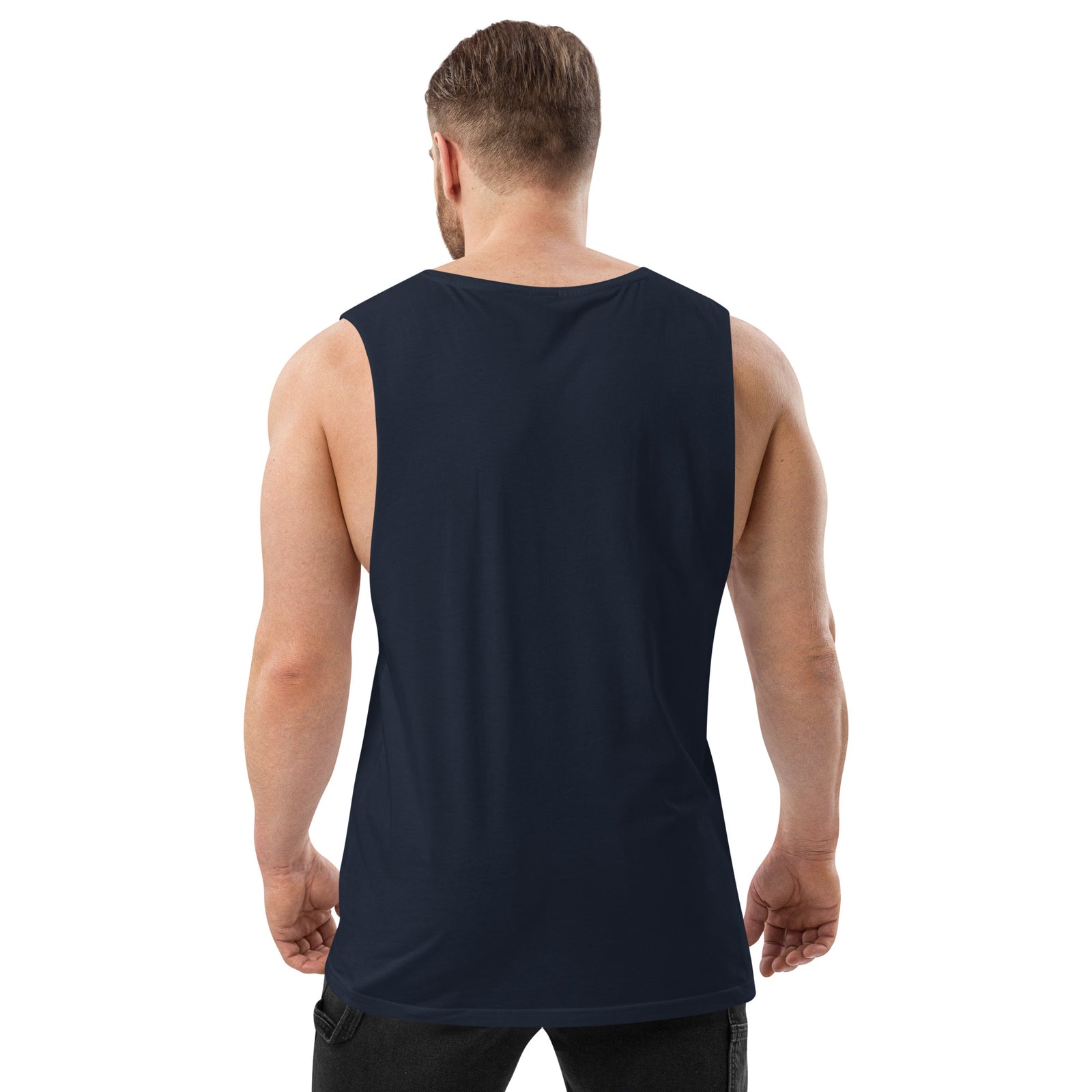 Men’s Drop Arm Tank Top - Universe 8